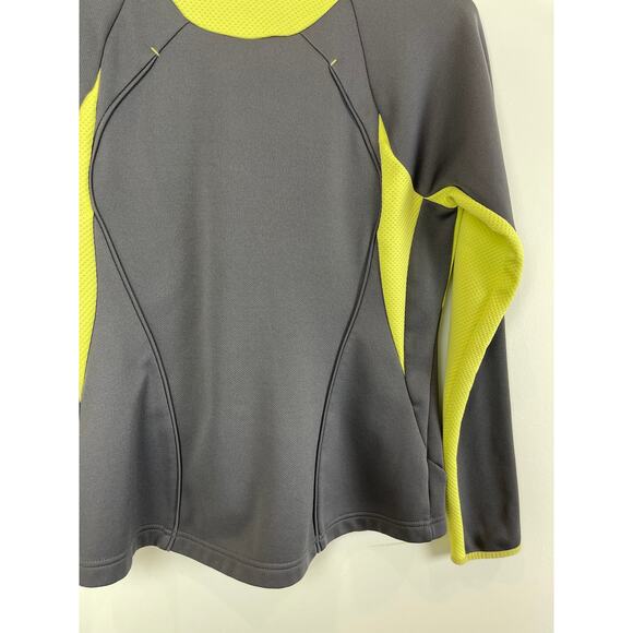 Fila Full Zip Athletic Track Jacket Gray Green Medium - Picture 9 of 10